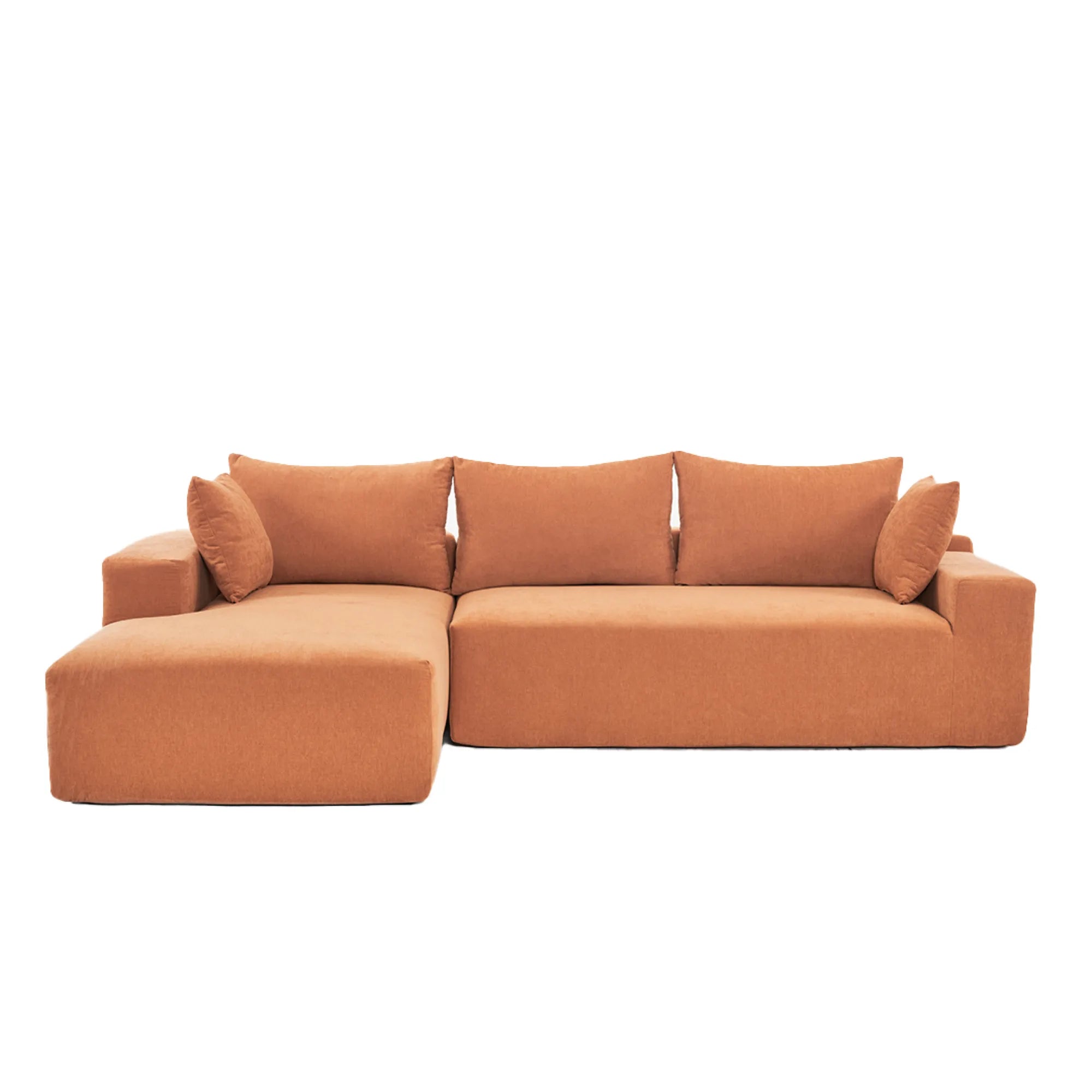 108" 4 Seater Chenille Cloud Modular Sofa with Deep Seat