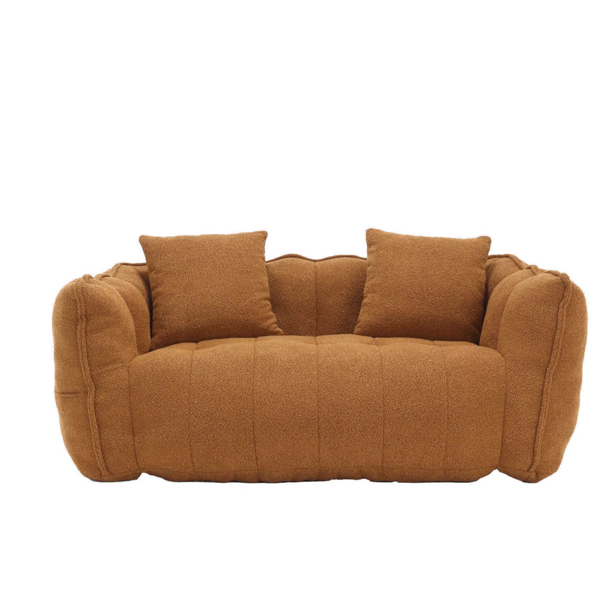 2 Seater Soft Beanbag Sofa Chair with High Resilience Foam