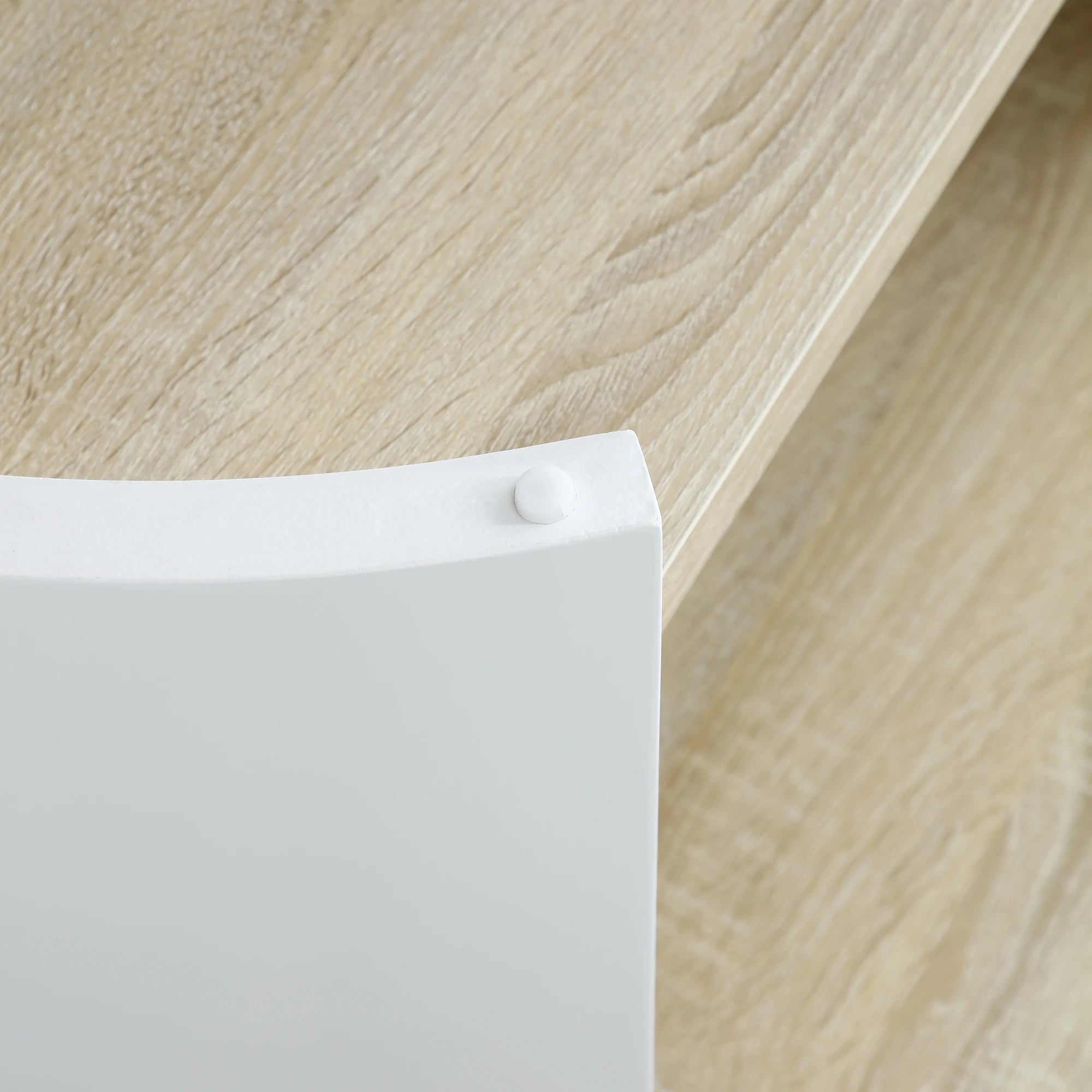 31" Modern Minimalist Round Coffee Table