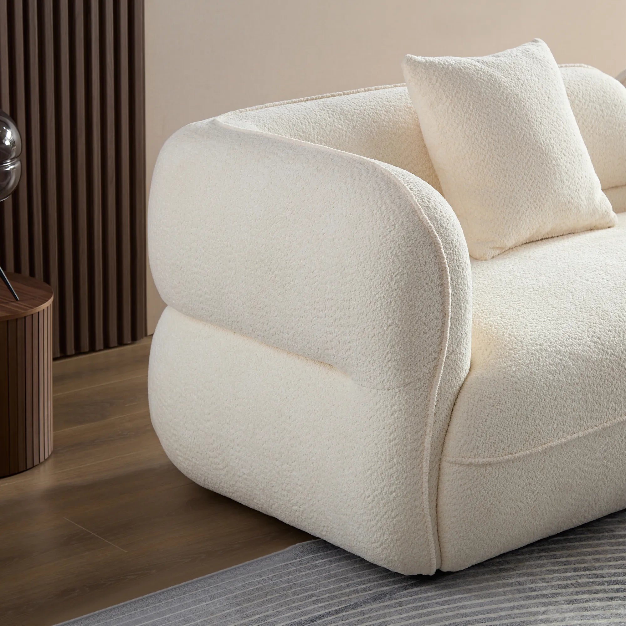 3 Seater Modern Sectional Sofa with Premium Fabric Upholstery