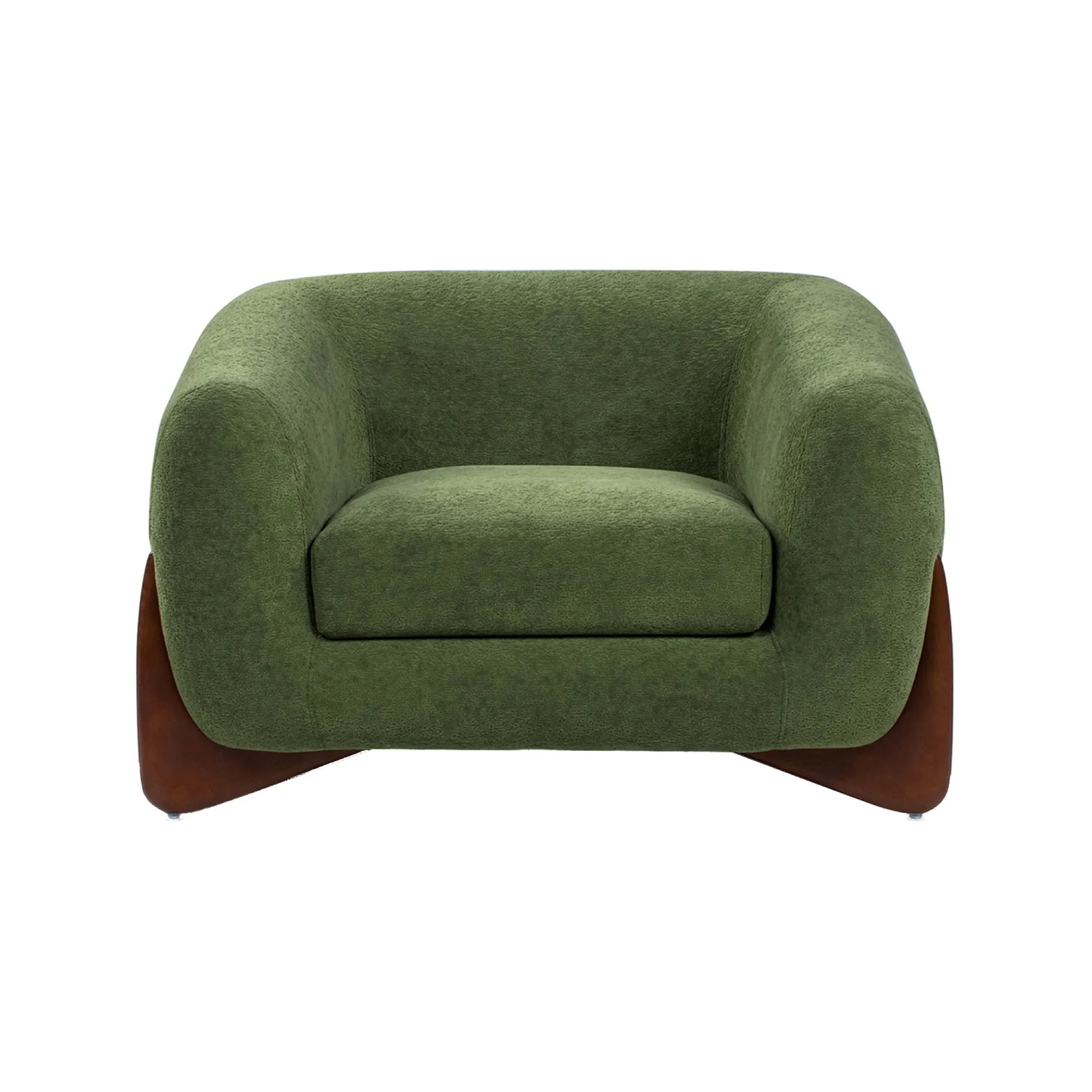 Oversized Comfy Faux Sherpa Teddy Accent Chair