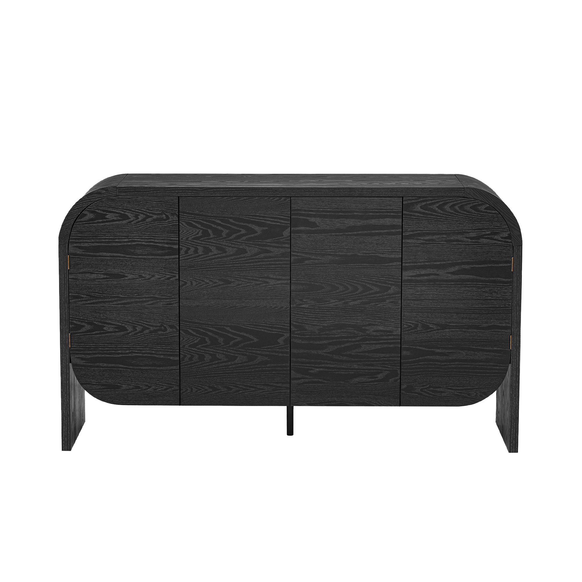 56" Retro Buffet Cabinet with Curvy Edge