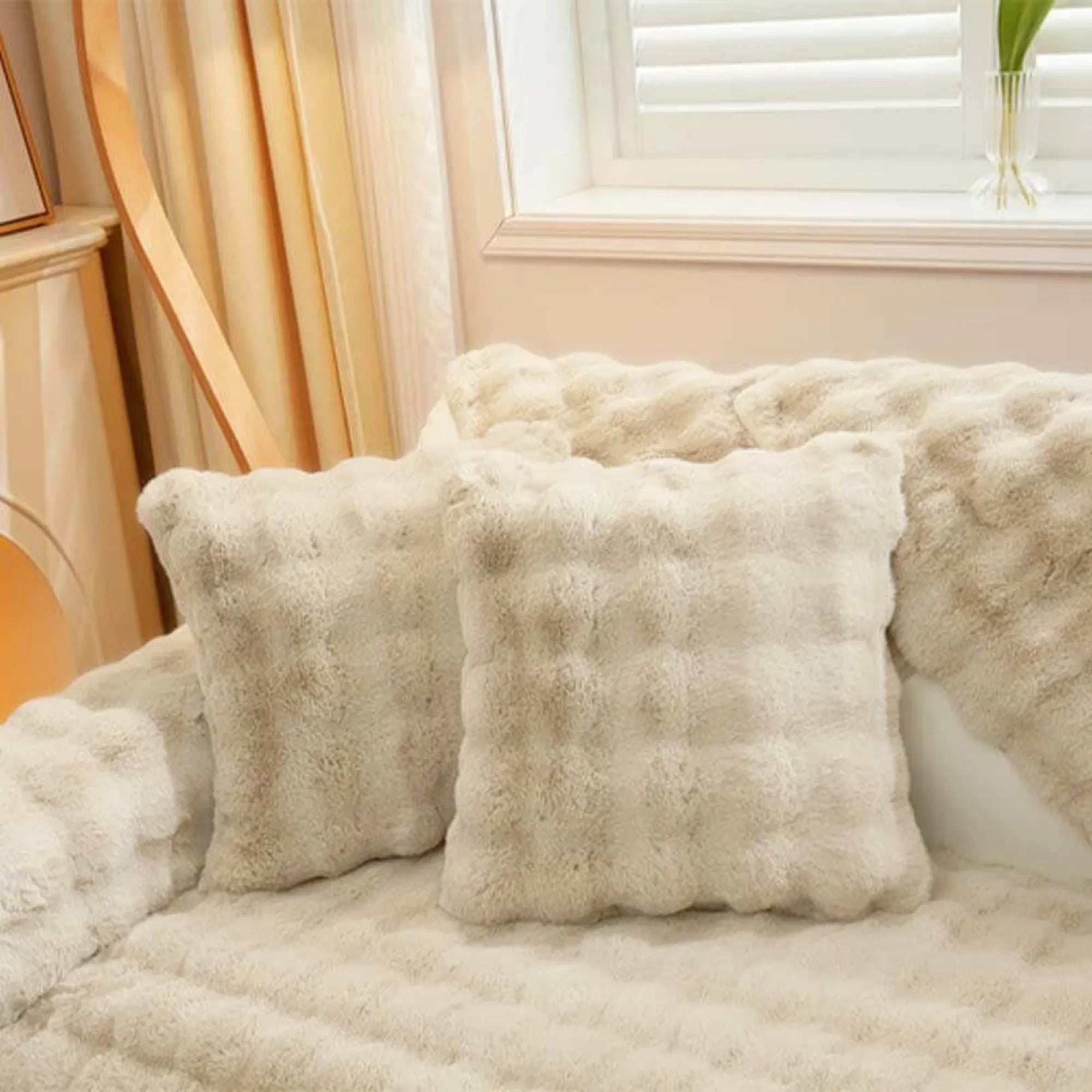 Cozy Untra Soft Plush Non-Slip Sofa Cover Slipcover