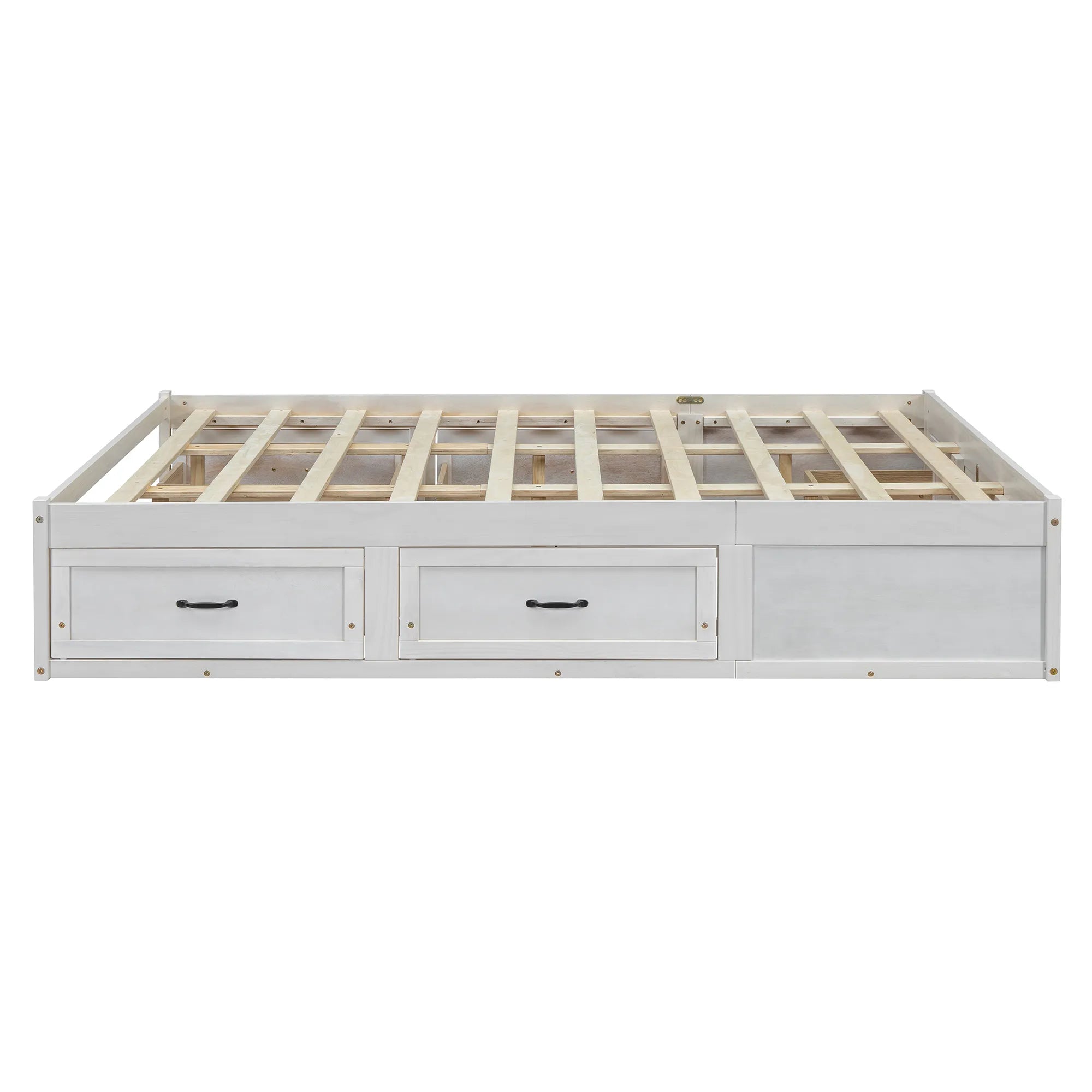 Platform Bed with 6 Storage Drawers