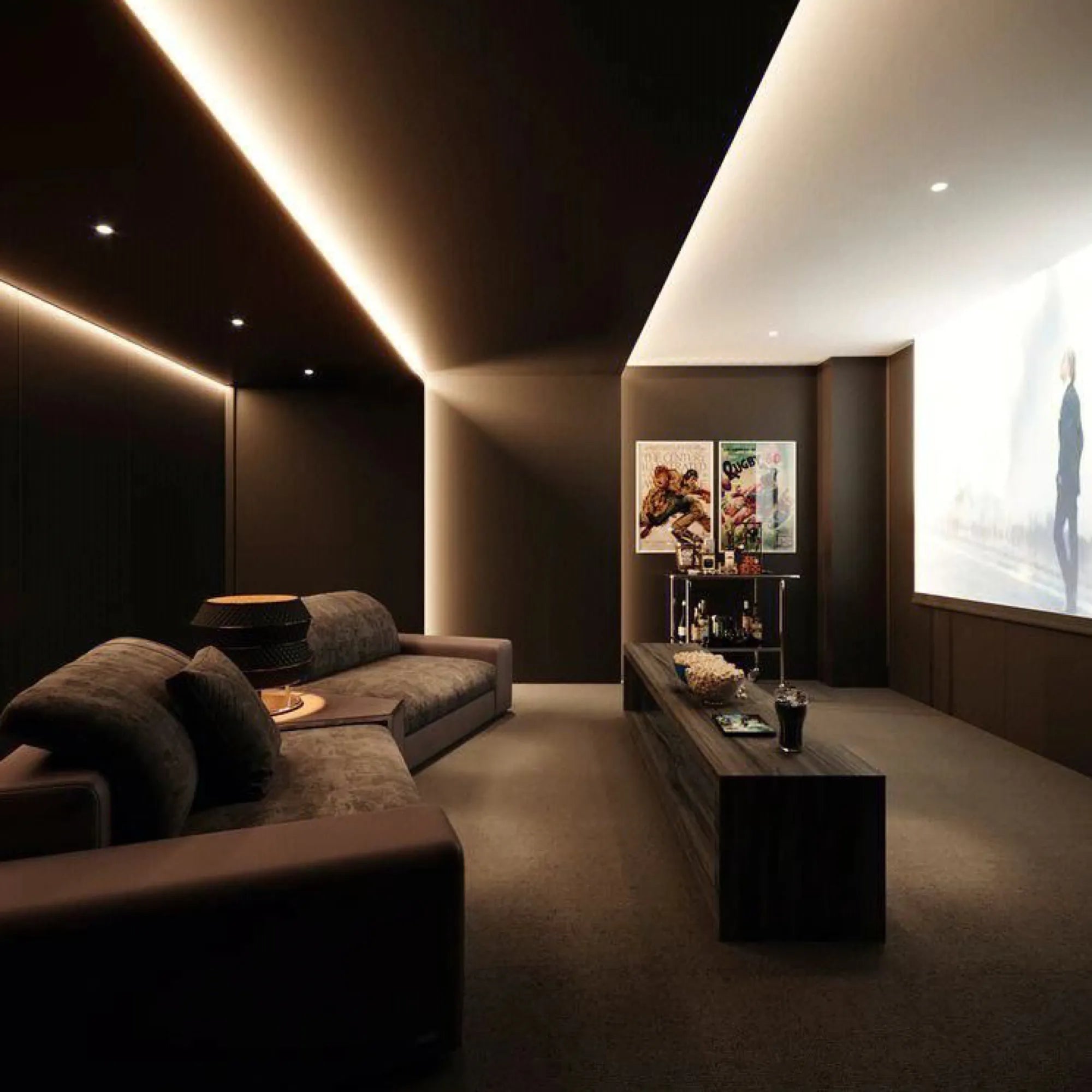 Home Theater Ideas to A Cozy Home Movie Room and Perfect Movie Nights