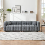 102" 4-Seater Upholstery Fleece Cloud Sofa