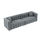 102" 4-Seater Upholstery Fleece Cloud Sofa