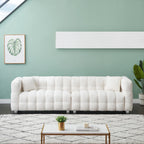 102" 4-Seater Upholstery Fleece Cloud Sofa