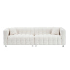 102" 4-Seater Upholstery Fleece Cloud Sofa