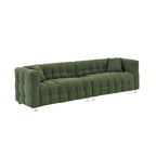 102" 4-Seater Upholstery Fleece Cloud Sofa