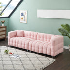 102" 4-Seater Upholstery Fleece Cloud Sofa