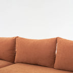 108" 4 Seater Chenille Cloud Modular Sofa with Deep Seat