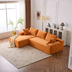 108" 4 Seater Chenille Cloud Modular Sofa with Deep Seat