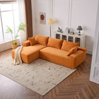 108" 4 Seater Chenille Cloud Modular Sofa with Deep Seat