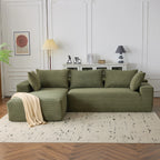108" 4 Seater Chenille Cloud Modular Sofa with Deep Seat