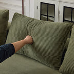 108" 4 Seater Chenille Cloud Modular Sofa with Deep Seat