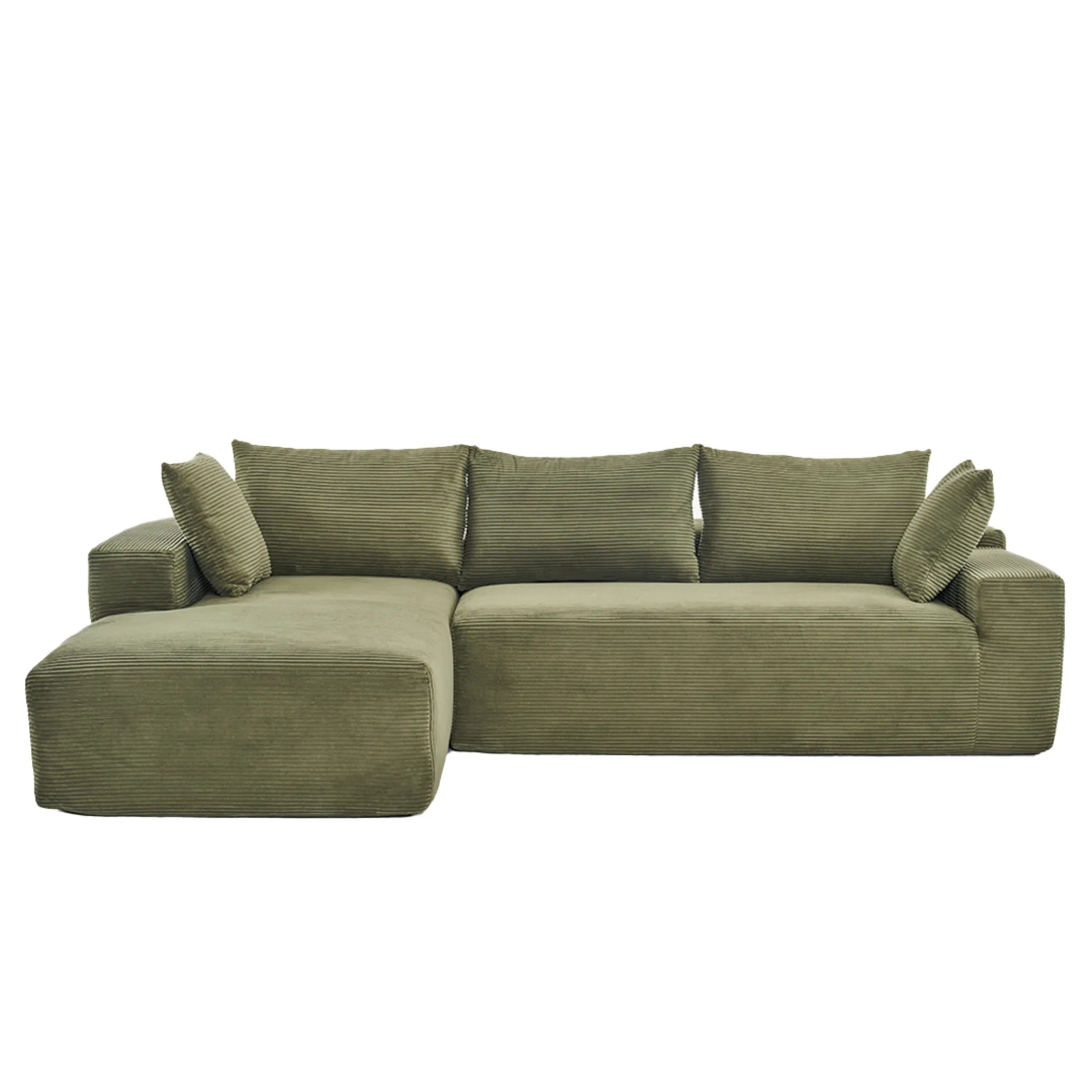 108" 4 Seater Chenille Cloud Modular Sofa with Deep Seat