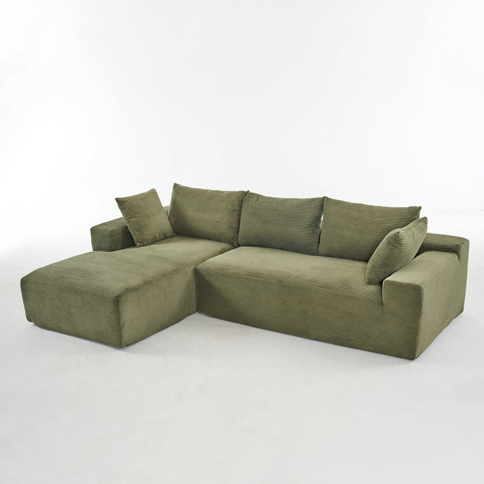 108" 4 Seater Chenille Cloud Modular Sofa with Deep Seat