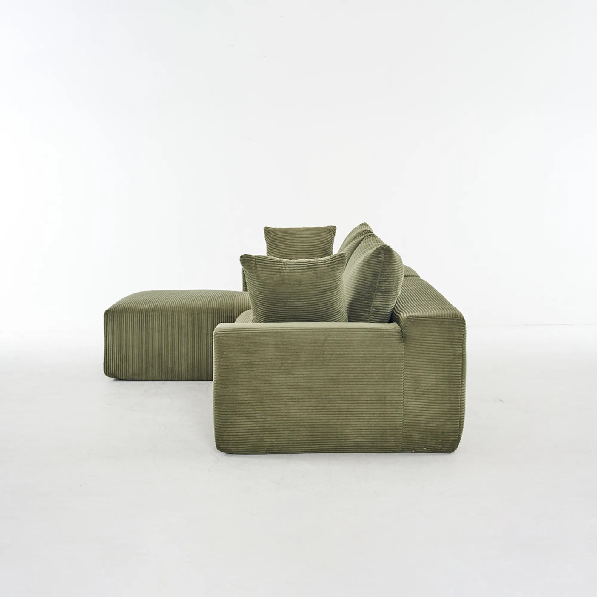 108" 4 Seater Chenille Cloud Modular Sofa with Deep Seat