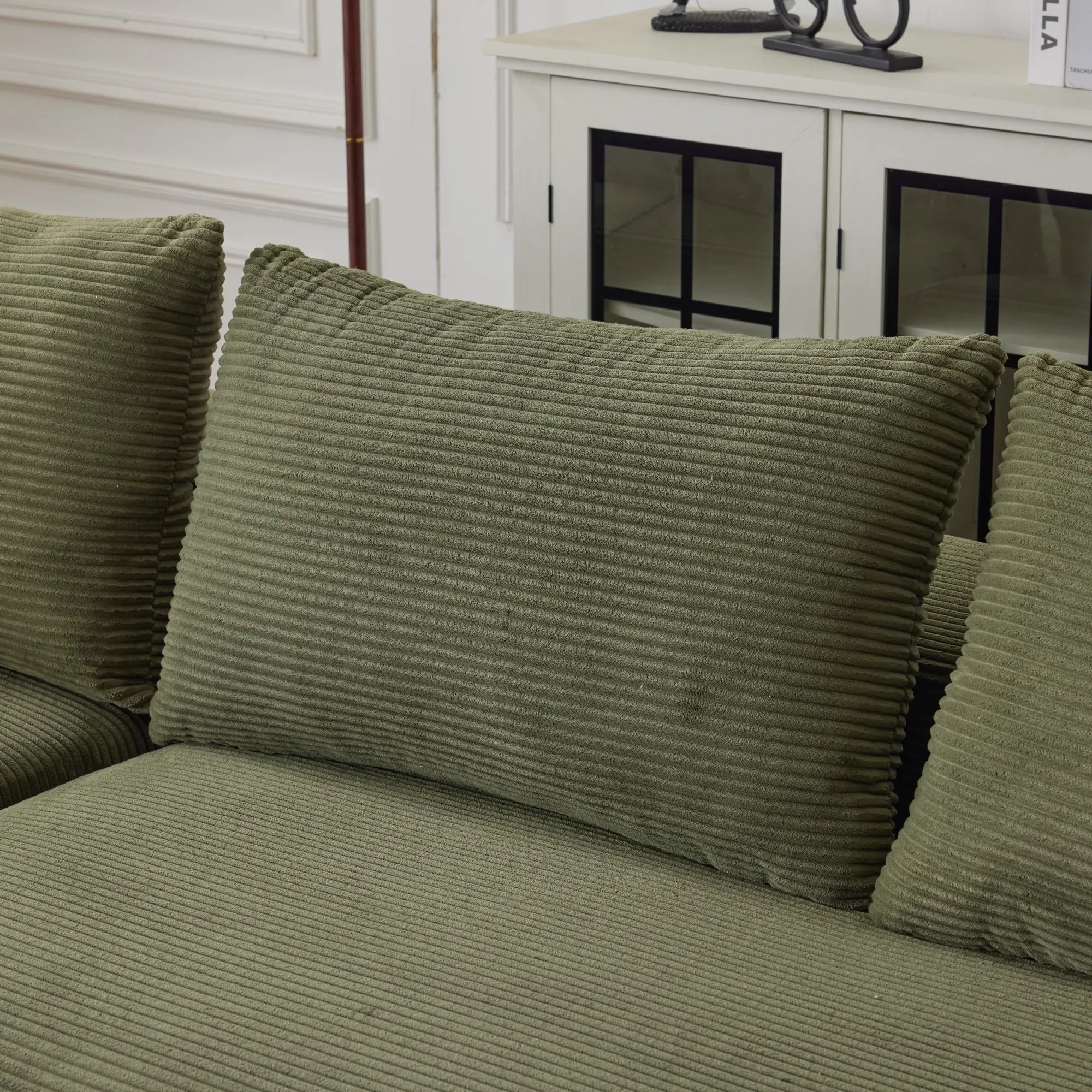 108" 4 Seater Chenille Cloud Modular Sofa with Deep Seat
