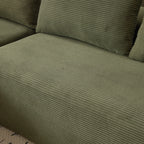 108" 4 Seater Chenille Cloud Modular Sofa with Deep Seat