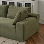 108" 4 Seater Chenille Cloud Modular Sofa with Deep Seat