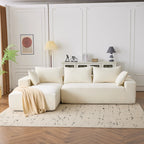 108" 4 Seater Chenille Cloud Modular Sofa with Deep Seat