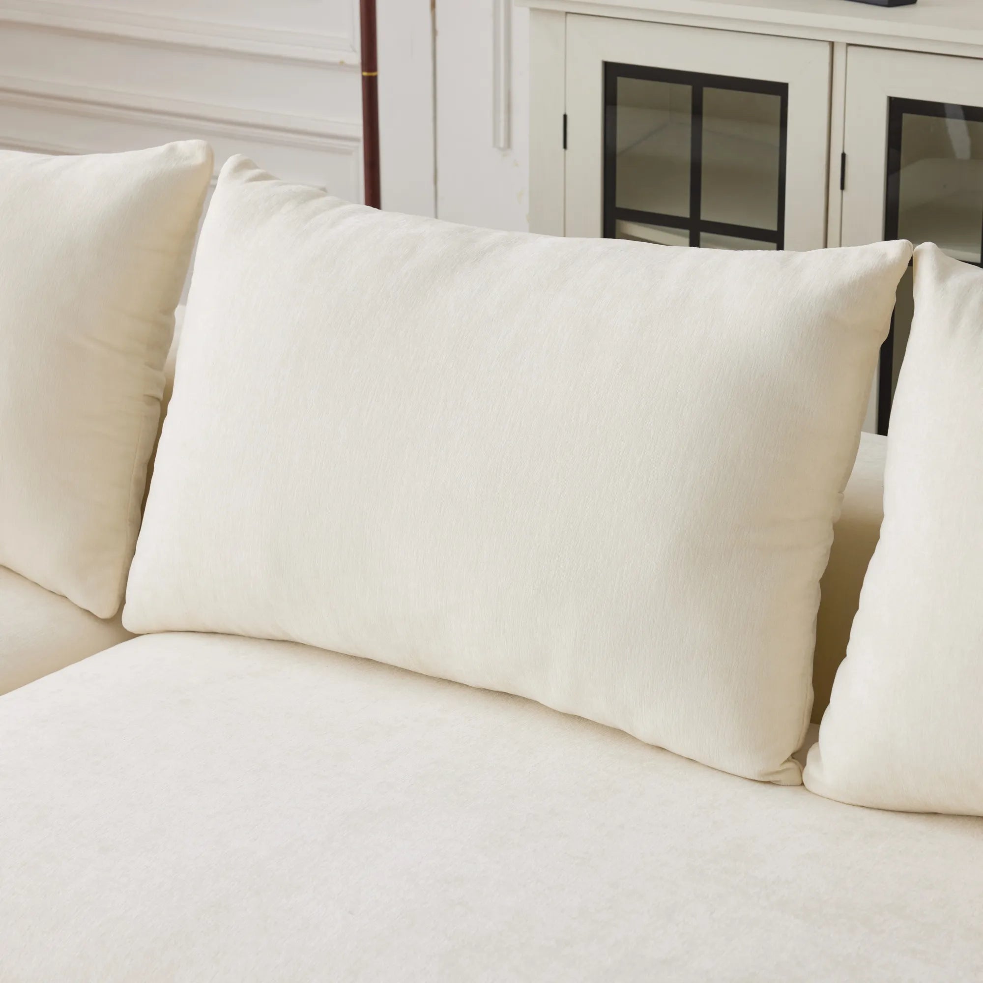 108" 4 Seater Chenille Cloud Modular Sofa with Deep Seat