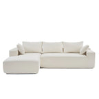 108" 4 Seater Chenille Cloud Modular Sofa with Deep Seat
