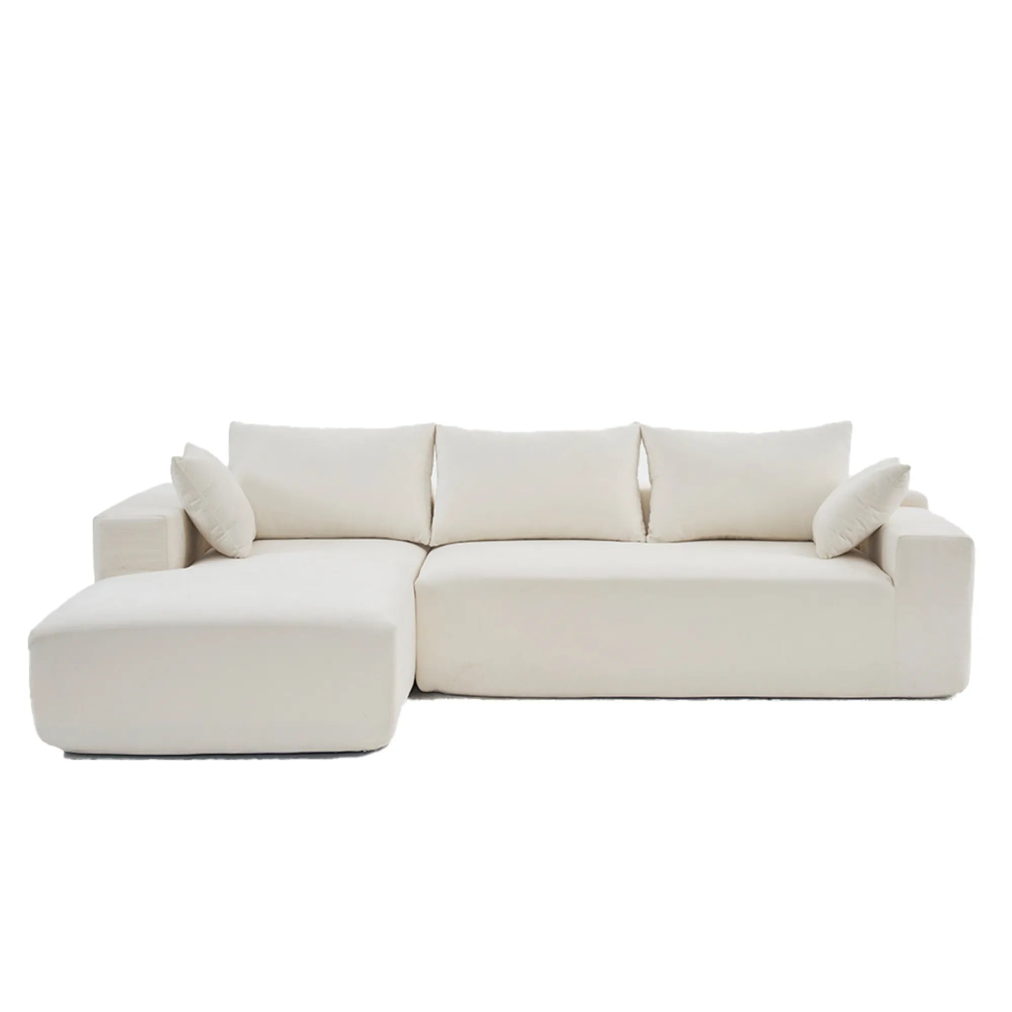 108" 4 Seater Chenille Cloud Modular Sofa with Deep Seat