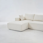 108" 4 Seater Chenille Cloud Modular Sofa with Deep Seat