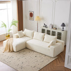 108" 4 Seater Chenille Cloud Modular Sofa with Deep Seat