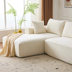 108" 4 Seater Chenille Cloud Modular Sofa with Deep Seat