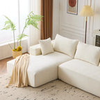 108" 4 Seater Chenille Cloud Modular Sofa with Deep Seat