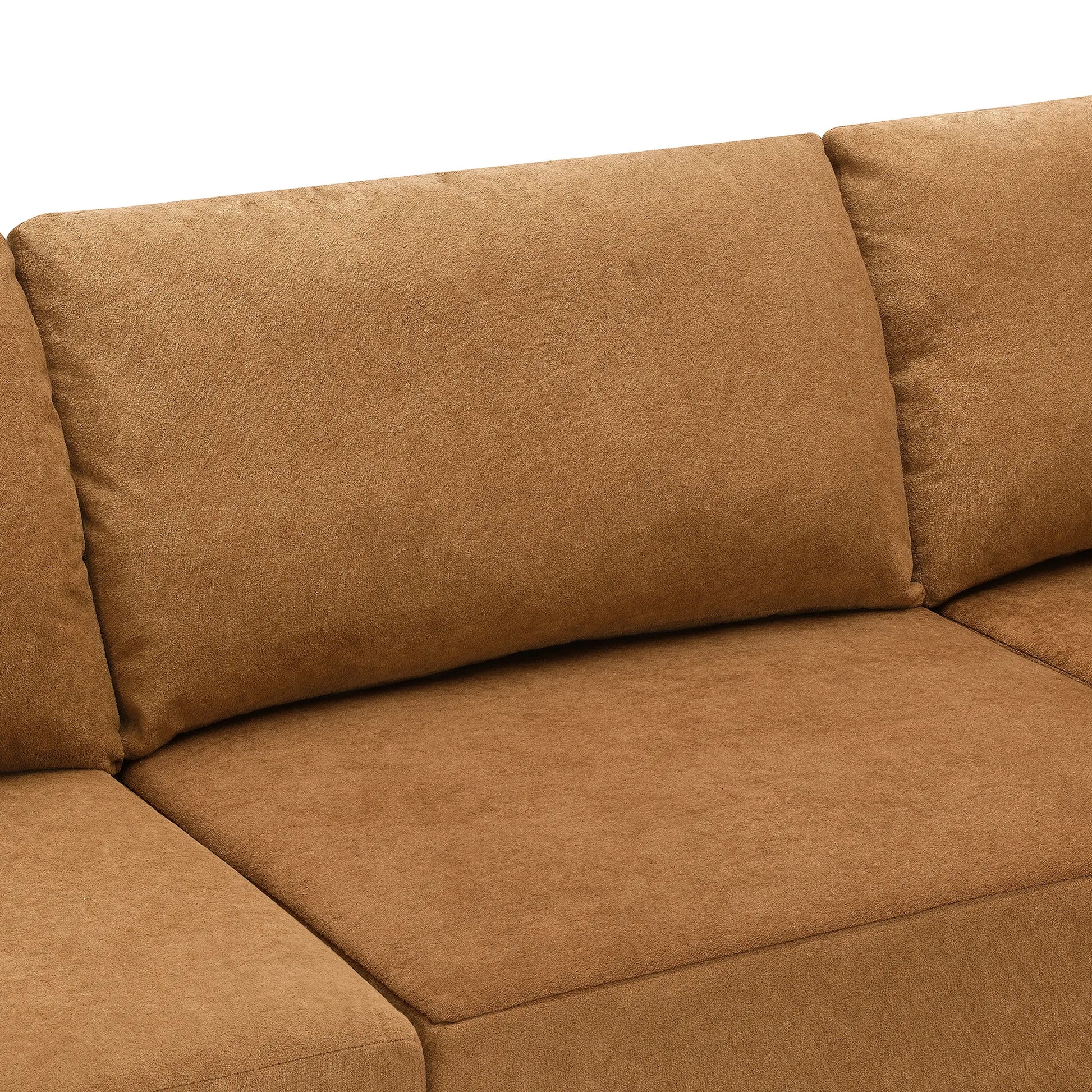 116" 5-Piece Upholstered Modern Modular Sectional Sofa