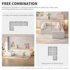 116" 5-Piece Upholstered Modern Modular Sectional Sofa