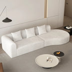 123" 4 Seater Oversized Cloud Corduroy Modular Compressed Sofa