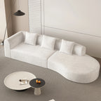 123" 4 Seater Oversized Cloud Corduroy Modular Compressed Sofa