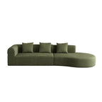 123" 4 Seater Oversized Cloud Corduroy Modular Compressed Sofa