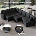 126" L Shape Sectional Sofa Bed