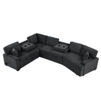 126" L Shape Sectional Sofa Bed