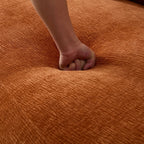 135” Sectional Sofa, L-Shape with Chaise & Ottoman