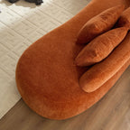 135” Sectional Sofa, L-Shape with Chaise & Ottoman