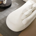 135” Sectional Sofa, L-Shape with Chaise & Ottoman