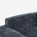 142" Oversized Cloud Sectional Modular Compressed Sofa with Chenille Fabric & Deep Seat