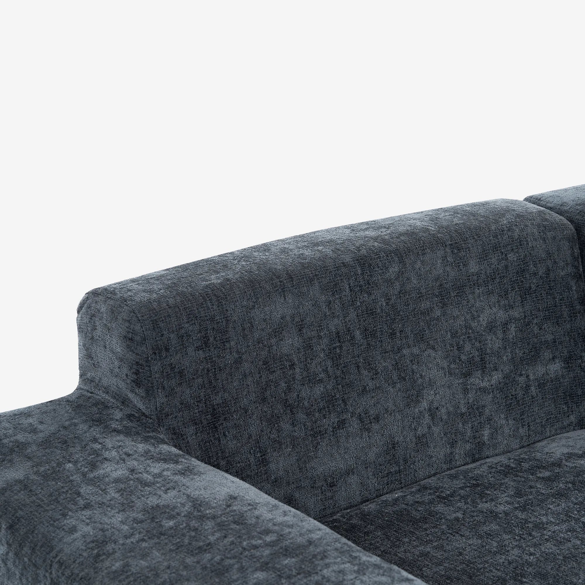 142" Oversized Cloud Sectional Modular Compressed Sofa with Chenille Fabric & Deep Seat