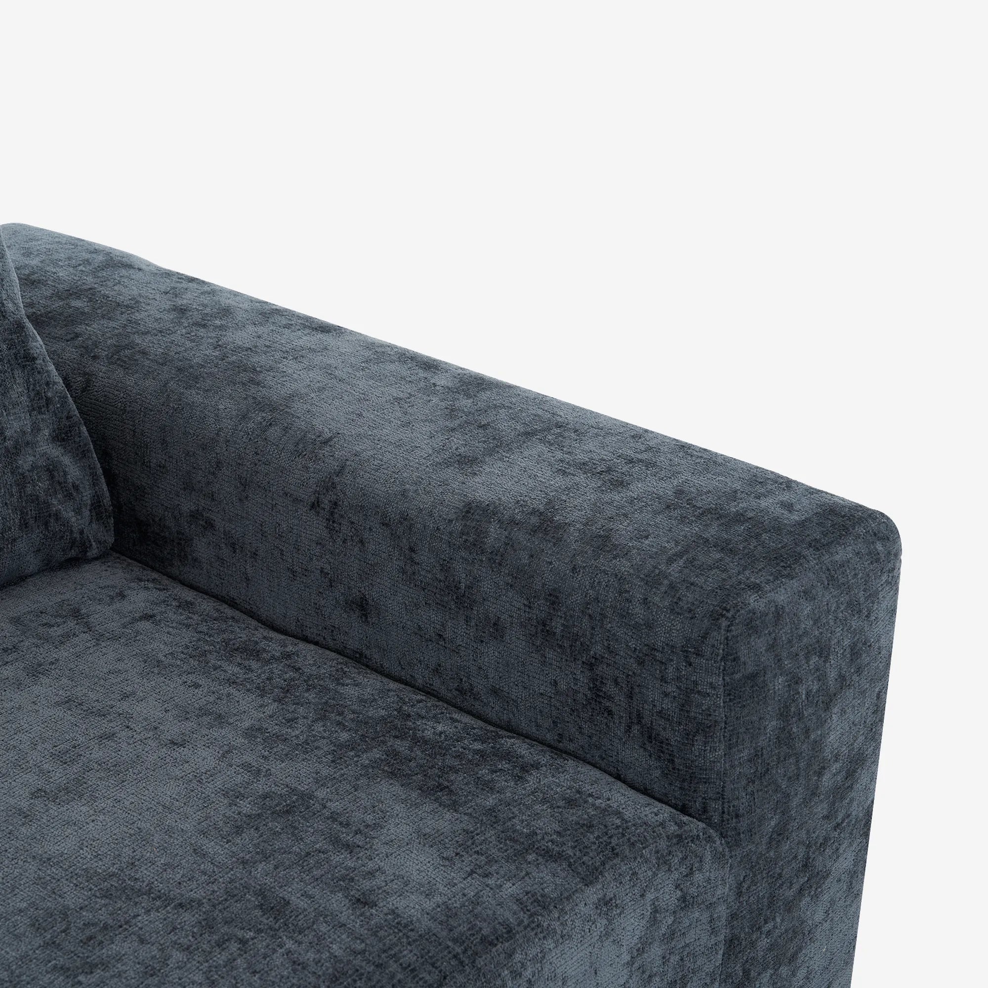 142" Oversized Cloud Sectional Modular Compressed Sofa with Chenille Fabric & Deep Seat