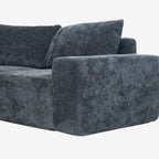 142" Oversized Cloud Sectional Modular Compressed Sofa with Chenille Fabric & Deep Seat