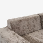 142" Oversized Cloud Sectional Modular Compressed Sofa with Chenille Fabric & Deep Seat