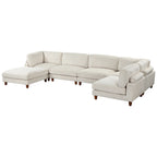 163'' Modular Sectional Sofa with Ottoman